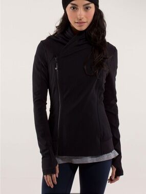 Lululemon Bhakti Yoga Jacket in Black Size 6